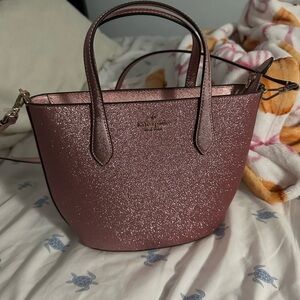 BRAND NEW Kate Spade Pink Glitter Purse